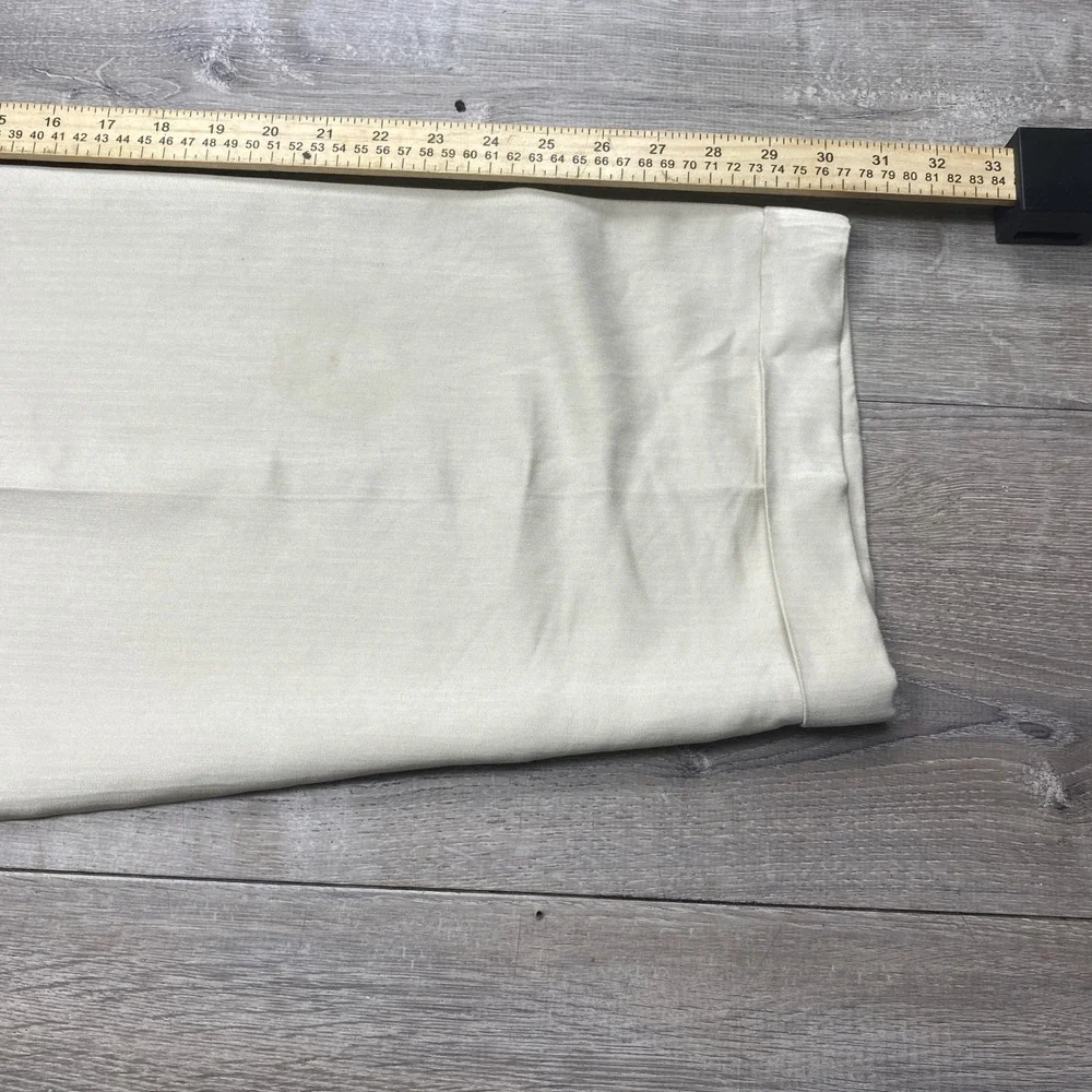 Ping Golf Pants Mens 40x30 Cream Beach Pleated Rayon Blend Cuffed Trousers Wide